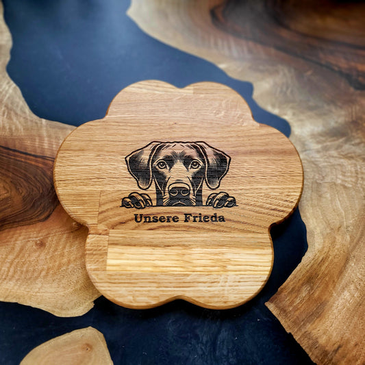 Hundepfotenschale mit Gravur