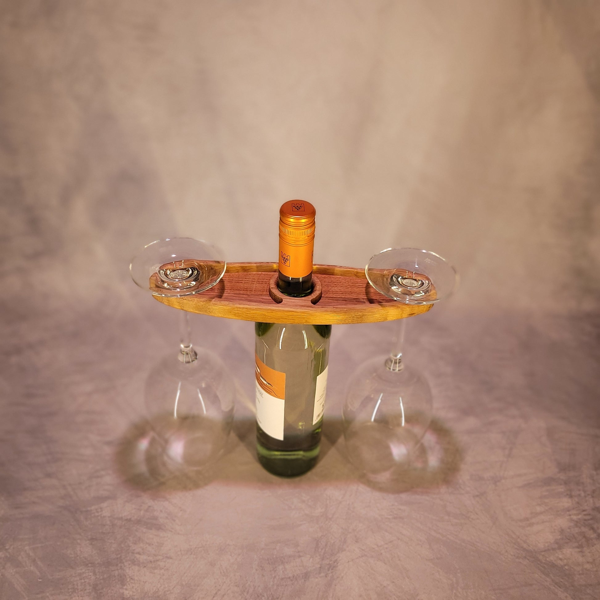 Weinbutler 2-fach Eiche mit Schalen